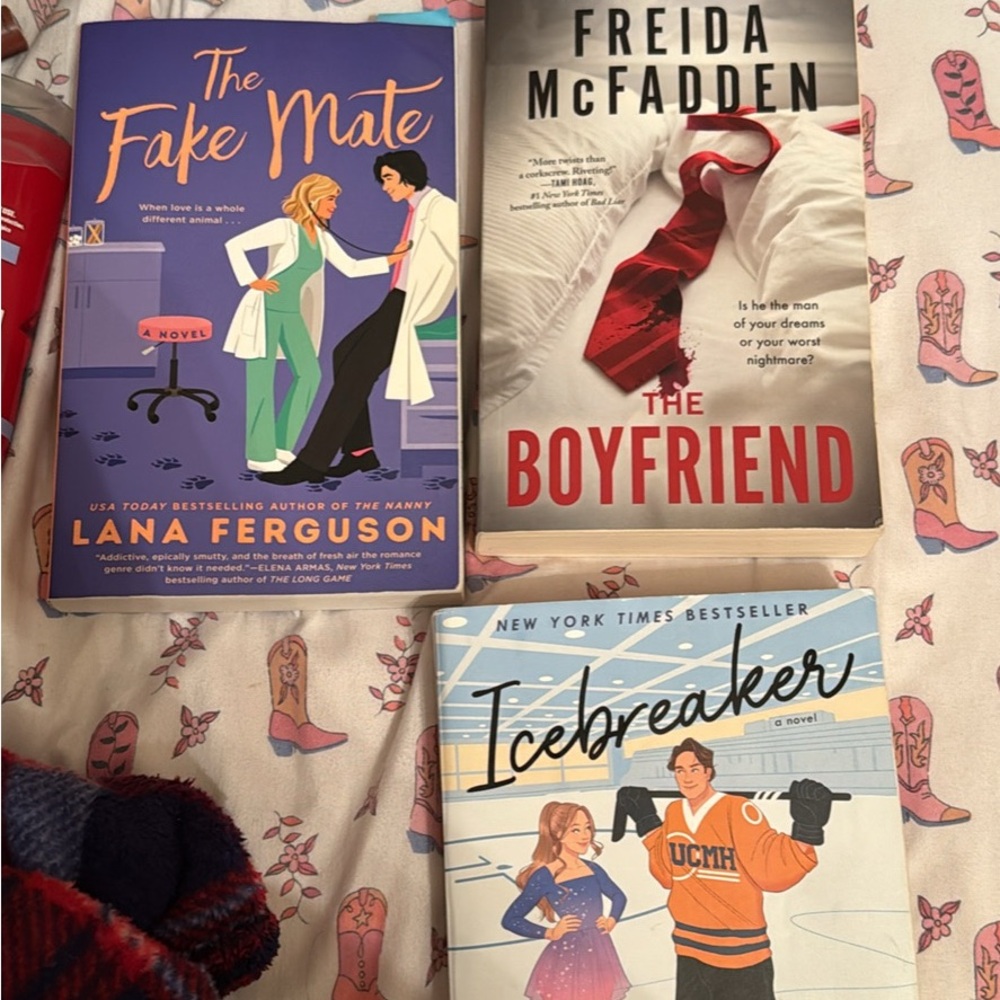 3 romance books!!